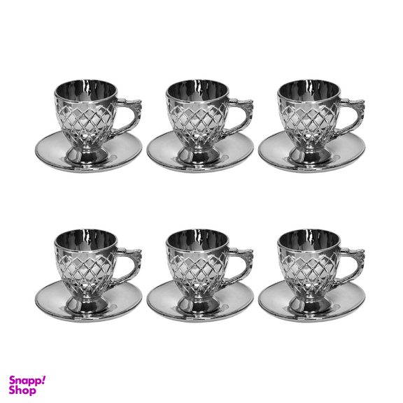 فنجان و نعلبکی مدل میشل بسته 6 عددی