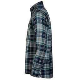 پیراهن آستین بلند مردانه مدل BMZR1133-1 طرح چهارخانه رنگ آبی