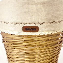 سطل حصیری نی نی سیس مدل گلدوزی