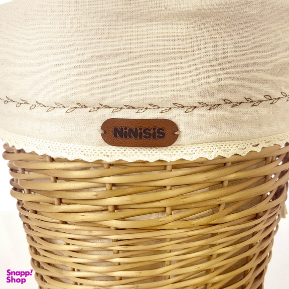 سطل حصیری نی نی سیس مدل گلدوزی