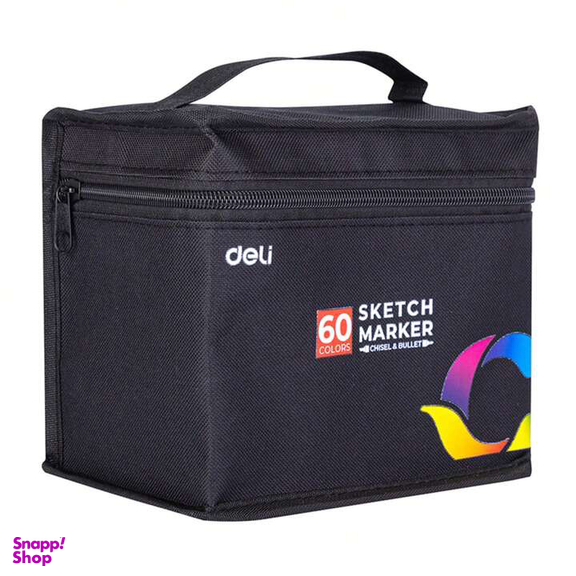 ماژیک دوسر 60 رنگ دلی مدل Sketch Markers
