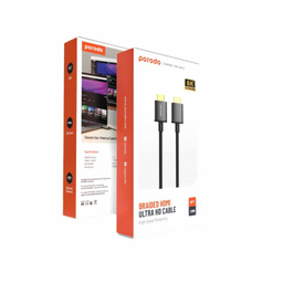 کابل HDMI پرودو مدل Black PD-8KHDM2-BK طول 1.8 متر