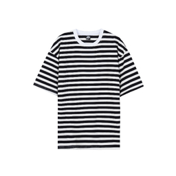 تیشرت زیگ مدل striped رنگ مشکی