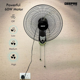 پنکه دیواری جی پاس مدل GF9604