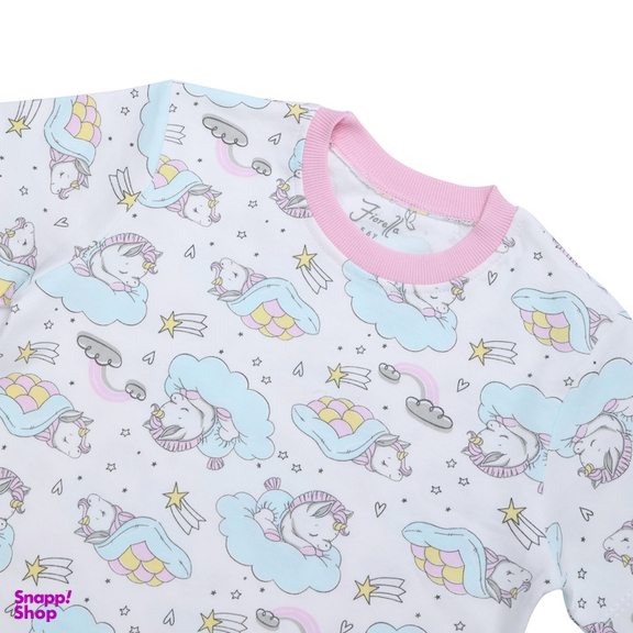 تیشرت و شلوار فیورلا مدل خوابالو کد 24210