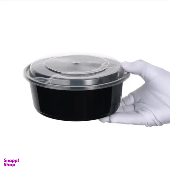 ظرف طب پلاستیک مدل هات دلیوری 1250 گرد کارتن 150 عددی