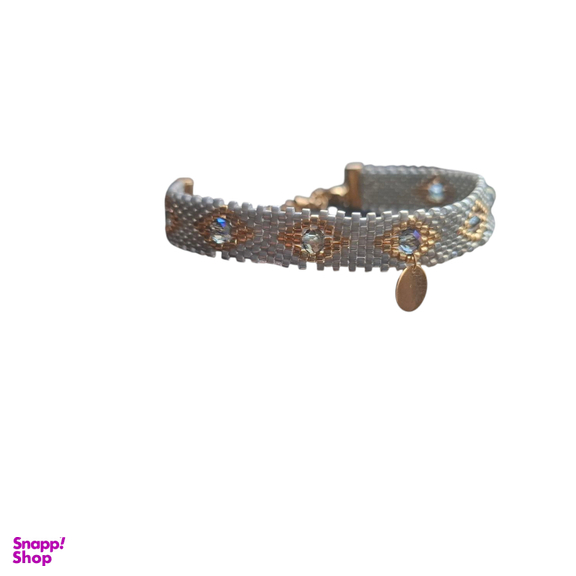دستبند طلا 18 عیار زنانه کد 0011