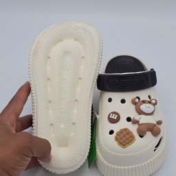 صندل بچگانه پاپا مدل کراکس کد 464946 رنگ کرم