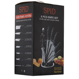 سرویس چاقو آشپزخانه 8 پارچه اسپید مدل S-25