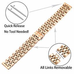 بند اپیکوی مدل StainLess-20mm مناسب ساعت هوشمند سامسونگ Galaxy Watch 4/5/6/ َActive1/2