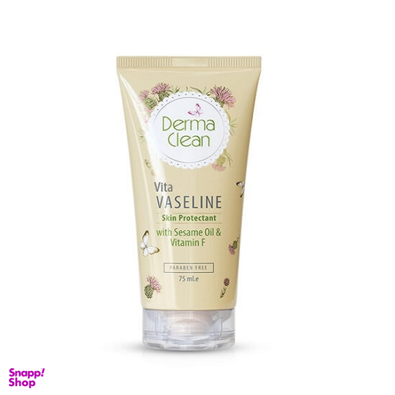 کرم مرطوب کننده درماکلین مدل Vita Vaseline حجم 75 میلی‌لیتر