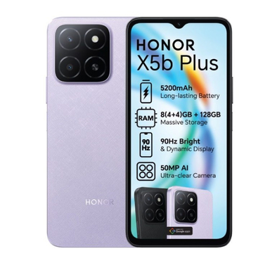 گوشی موبایل آنر مدل Honor X5b Plus دو سیم کارت ظرفیت 128 گیگابایت رم 4 گیگابایت