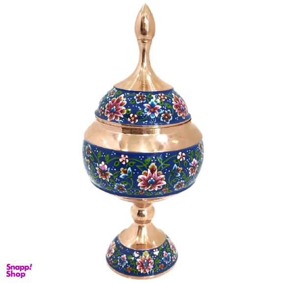 شکلات خوری مس و پرداز پایه دار کادوی ایرانی
