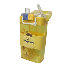 قمقمه آب مدل دو مخزنه خانواده کرومی طرح پام پام پورین گنجایش 0.5 لیتر