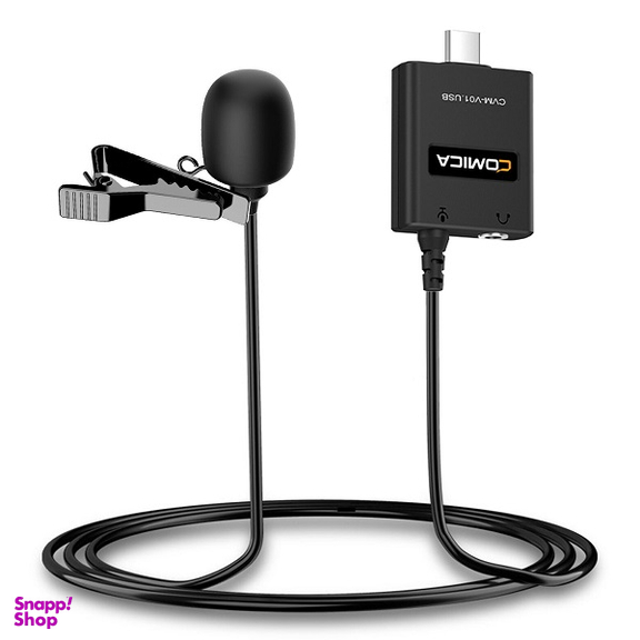 میکروفون یقه ای با سیم کامیکا مدل Comica CVM-V01.USB رابط Type-C