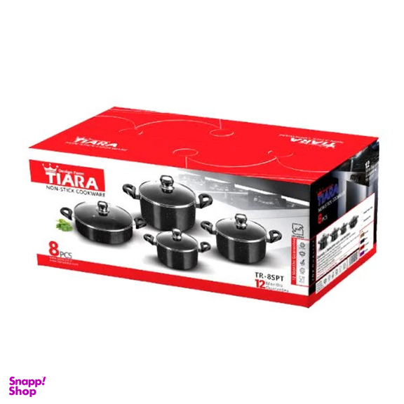 سرویس قابلمه 8 پارچه تیارا مدل TR-8SPTGS
