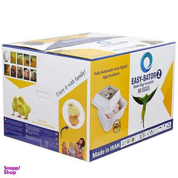 دستگاه جوجه کشی ایزی باتور 2 مدل Smart Egg محفظه 96 عددی