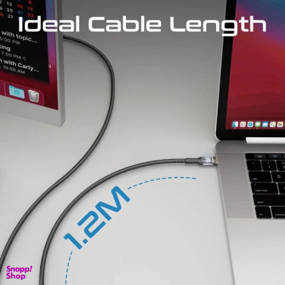 کابل شارژ Type-C پرومیت مدل LUCIDLINE-CC120 طول 1.2 متر