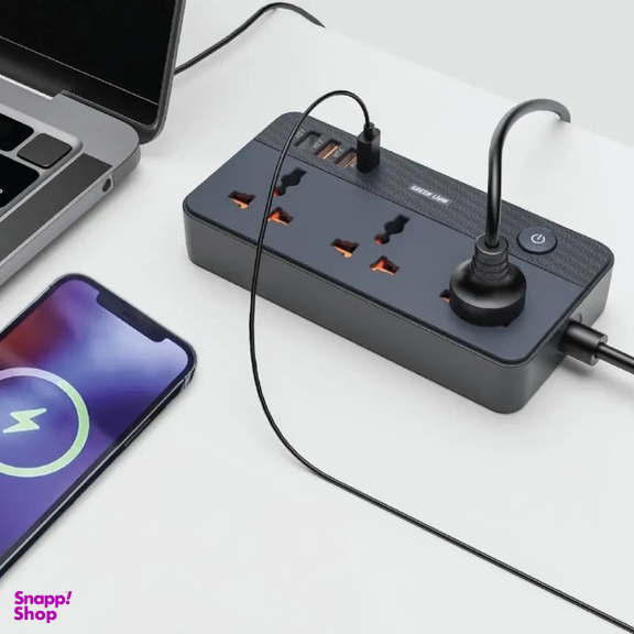 چندراهی برق گرین لاین مدل Lion GS-200 Power Socket 2500W - 3