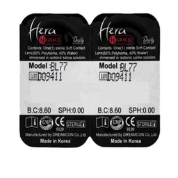 لنز رنگی گریس هرا کد 21 مدل Milano Blue رنگ آبی عروسکی