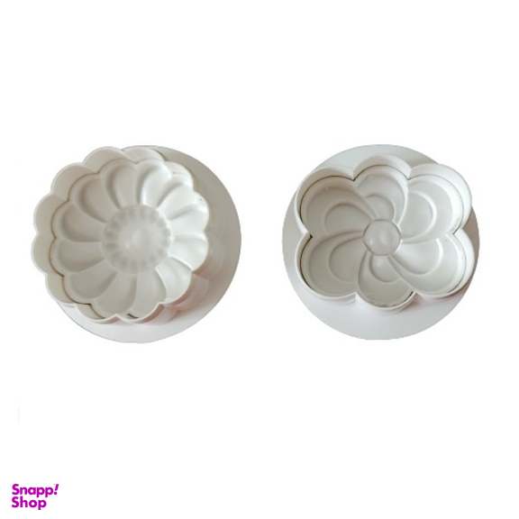 کاتر فشاری شیرینی پزی به گز مدل گل فلورا مجموعه 2 عددی