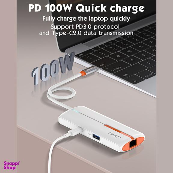 هاب 6 پورت USB-C الدینیو مدل DS-26U