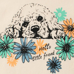 تی شرت آستین کوتاه دخترانه هومنیتی مدل WYKGHT9635-BGE