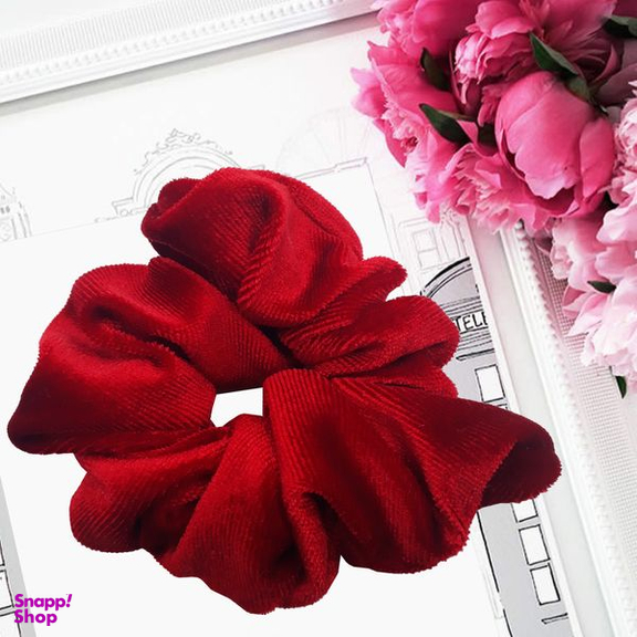 کش مو دخترانه آی جواهر مدل ساتن مخمل مجموعه 223 عددی به همراه کیف پارچه ای