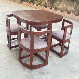 میز و صندلی ناهارخوری چهار نفره گالری والریان مدل M-CH-104