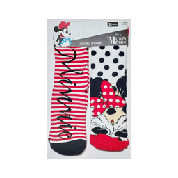 جوراب ساق کوتاه دخترانه دیزنی کد 3572 مجموعه 2 عددی