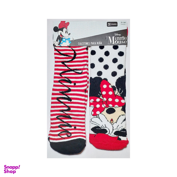 جوراب ساق کوتاه دخترانه دیزنی کد 3572 مجموعه 2 عددی