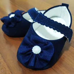 کفش نوزادی مدل نگین کد So11 رنگ سرمه ای