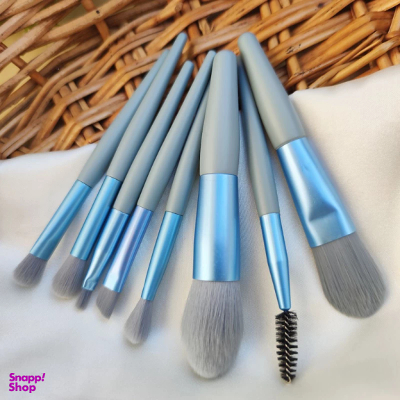 ست براش آرایشی مدل مینی کد 100 مجموعه 8 عددی