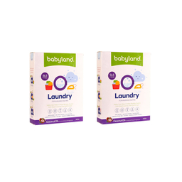 پودر صابون ماشین لباسشویی بیبی لند مدل laundry وزن 400 گرم مجموعه 2 عددی