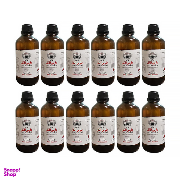 الکب 99.8٪ پارس الکل حجم 1000 سی سی بسته 12 عددی