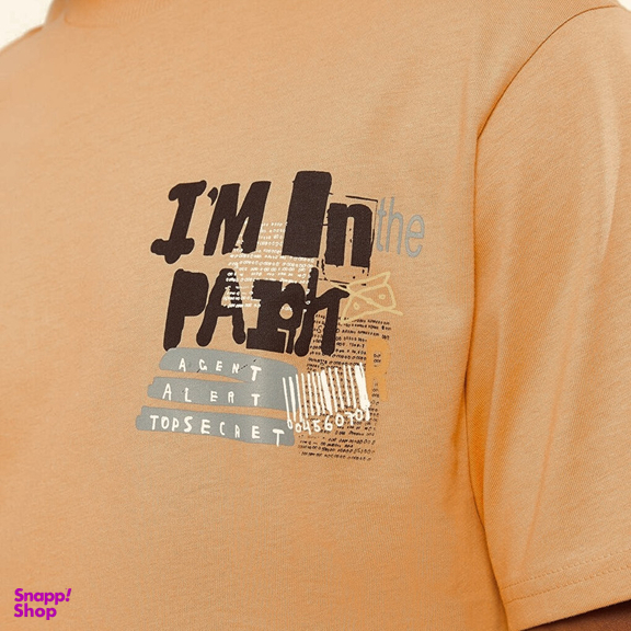 تیشرت آستین کوتاه مردانه ال سی وایکیکی مدل پشت دراگون