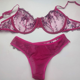 ست سوتین و شورت زنانه نوشه پوش کد 88932 رنگ بنفش