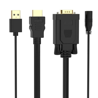 مبدل HDMI به VGA و صدا و microUSB اوریکو مدل XD-HTVA طول 5 متر