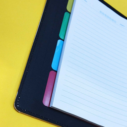 کلاسور طرح شب پرستاره کد 844 به همراه کاغذ کلاسور