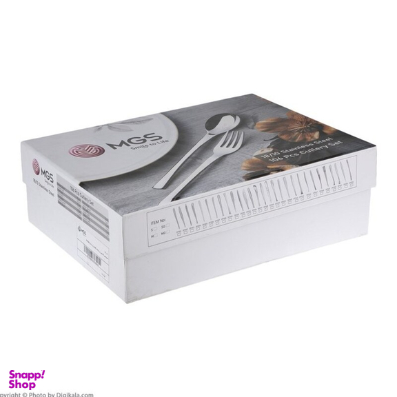 سرویس قاشق و چنگال 106 پارچه ام جی اس مدل Df005
