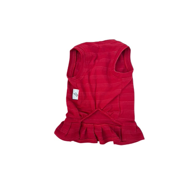 لباس سگ و گربه مدل پیراهن جودون رنگ قرمز