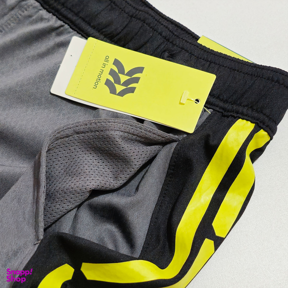 شلوارک ورزشی پسرانه آل این موشن مدل SEP-AULA0027 رنگ طوسی