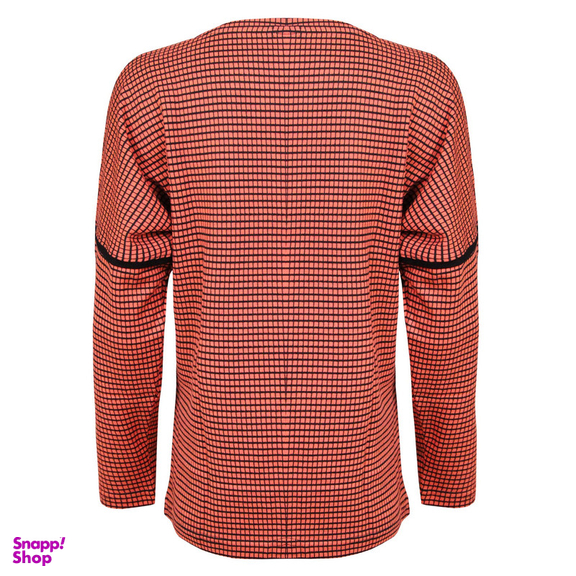 ست تی شرت آستین بلند و شلوار زنانه کوزا مدل 4601-009 رنگ آجری