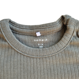 بادی نوزادی نیم ایت کد 10254 رنگ سبز تیره