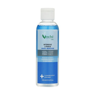 محلول پاک کننده آرایش چشم و لب دوفاز وچه مدل Aloe Vera حجم 100 میلی لیتر