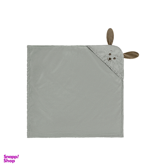 پتو دورپیچ کلاه دار نوزادی پینک بلو مدل خرگوش