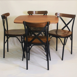 ست میز و صندلی 4 نفره مدل تونت