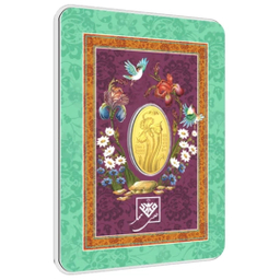 شمش طلا 24 عیار طلای محمد مدل گل زنبق Zep