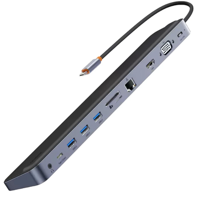 هاب 11 پورت Type-C بیسوس مدل WKSX030013