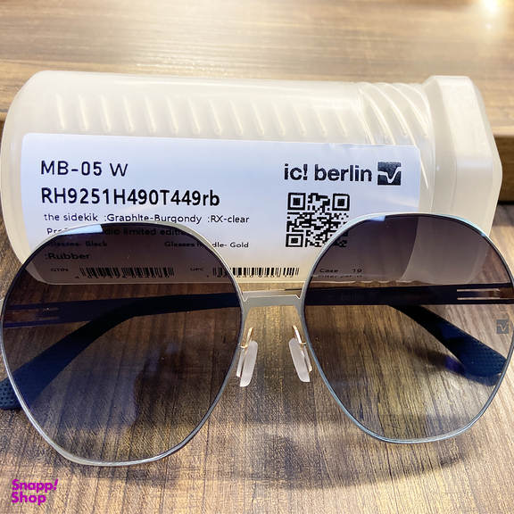 عینک آفتابی زنانه ایس برلین مدل MB-05 رنگ دودی